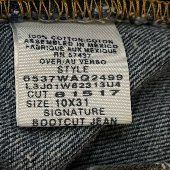 Vintage 90s Boot Cut Jeans Ralph Lauren Polo Jeans Company - Picture 6 of 7